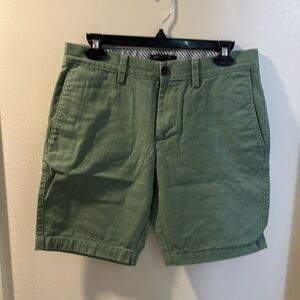 Dark mint green shorts, size 29